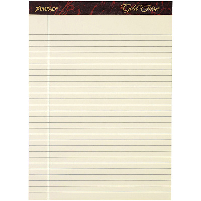 Ampad Gold Fibre Legal Rule Retro Writing Pads (TOP20011)