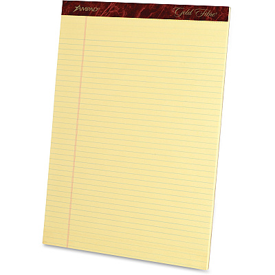 Ampad Gold Fibre Narrow Rule Writing Pads (TOP20022)