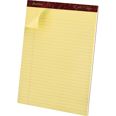 TOPS Gold Fibre Premium Rule Writing Pads - Letter (TOP20032)