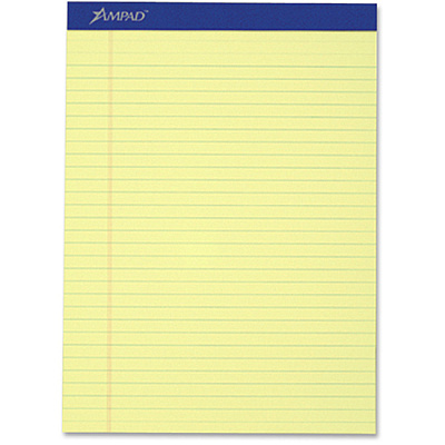 Ampad Perforated Ruled Pads - Letter (TOP20220)