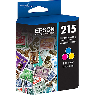 Epson 215 Original Inkjet Ink Cartridge - Tri-color - 1 Each (EPST215530S)