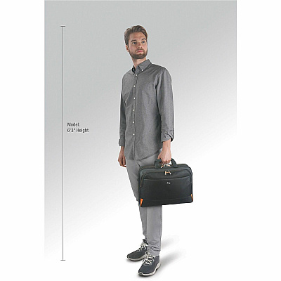 Solo Urban Carrying Case (Briefcase) for 11" to 17.3" iPad Notebook - Black, Gold (USLUBN3004)