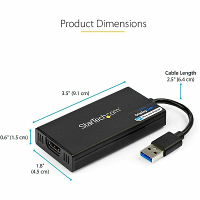 StarTech Usb 3.0 To Hdmi Adapter - 4k 30hz Video (USB32HD4K)