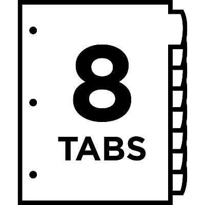 Avery Big Tab Write & Erase Dividers (AVE16371)