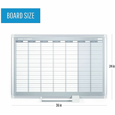 MasterVision Dry-erase Magnetic Planning Board (BVCGA0396830)