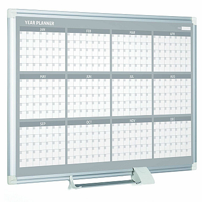 MasterVision 48" 12-month Calendar Planning Board (BVCGA05106830)