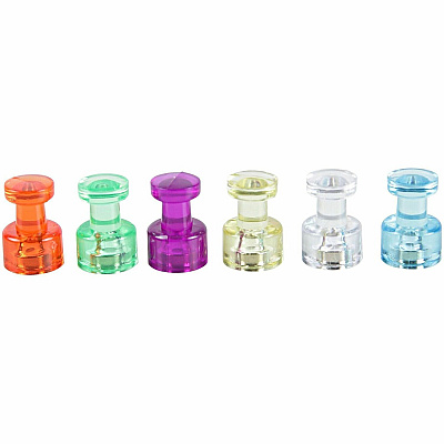 MasterVision Planning Board Magnetic Push Pins (BVCIM356601)