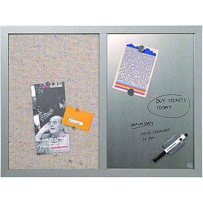 MasterVision MV Fabric/Dry-erase Bulletin Board (BVCMX04331608)