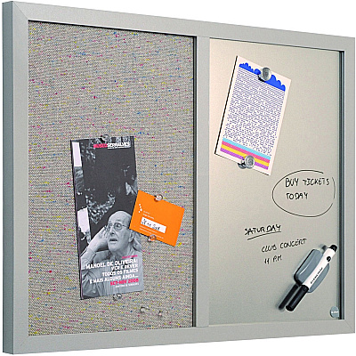 MasterVision MV Fabric/Dry-erase Bulletin Board (BVCMX04331608)