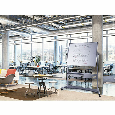 MasterVision Magnetic Dry Erase 2-sided Easel (BVCQR5203)
