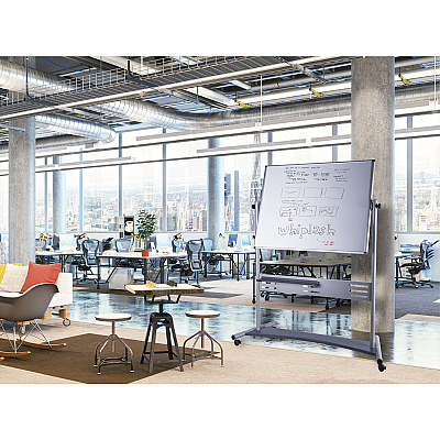 MasterVision Magnetic Dry Erase 2-sided Easel (BVCQR5507)