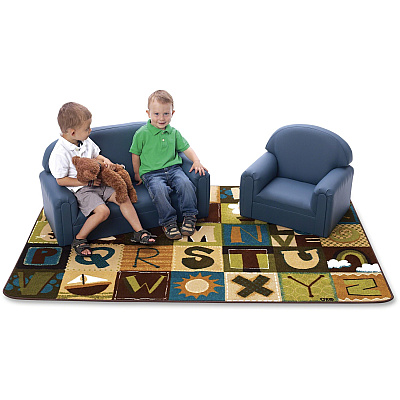 Carpets for Kids KIDSoft™ Toddler Alpha Blocks Nature Rug (11724)