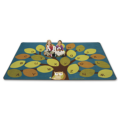 Carpets for Kids Premium Owl-phabet Tree Woodland Rug (20728)