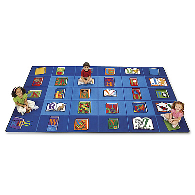 Carpets for Kids Premium Reading Book Rectangle Seating Rug (2607)