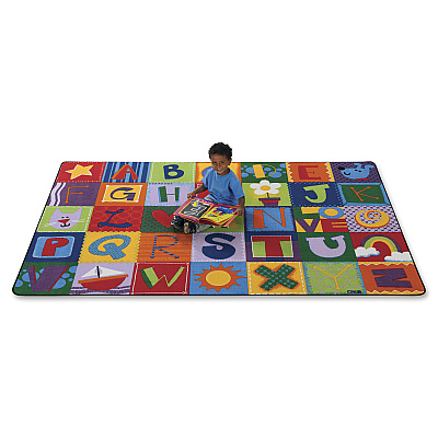 Carpets for Kids KIDSoft™ Toddler Alphabet Blocks Rug (3800)