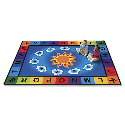Carpets for Kids Premium Sunny Day Learn/Play Rectangle Rug (9412)