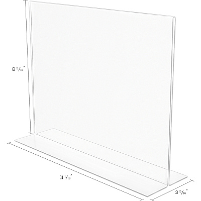deflecto Anti-Glare Double-sided Sign Holder (DEF879301)