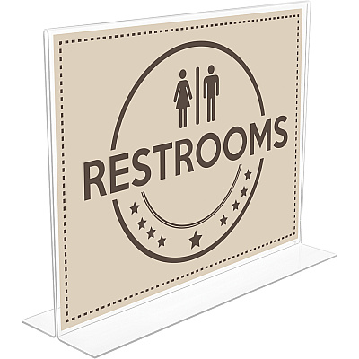 deflecto Anti-Glare Double-sided Sign Holder (DEF879301)