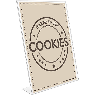 deflecto Anti-Glare Slanted Sign Holder (DEF879701)