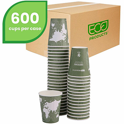 Eco-Products 12 oz World Art Insulated Hot Beverage Cups (ECOEPBNHC12WD)