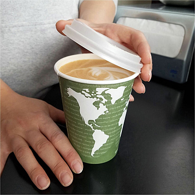 Eco-Products 16 oz World Art Insulated Hot Beverage Cups (ECOEPBNHC16WD)