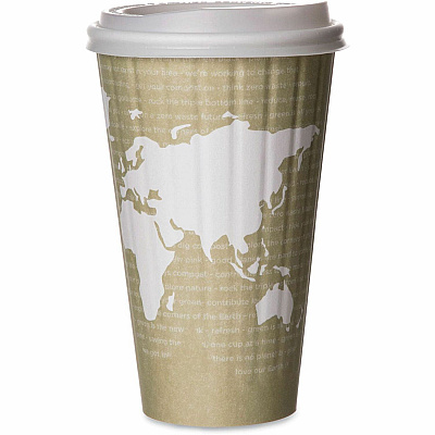 Eco-Products 16 oz World Art Insulated Hot Beverage Cups (ECOEPBNHC16WD)