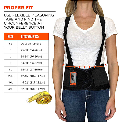 ergodyne ProFlex 100 Economy Back Support Brace (11383)