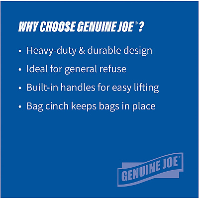 Genuine Joe 44-gallon Heavy-duty Trash Container (GJO11581)
