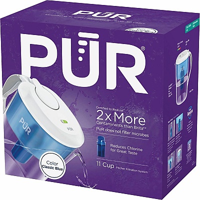 Pur 11 Cup Water Filtration Pitcher (HWLCR1100C)