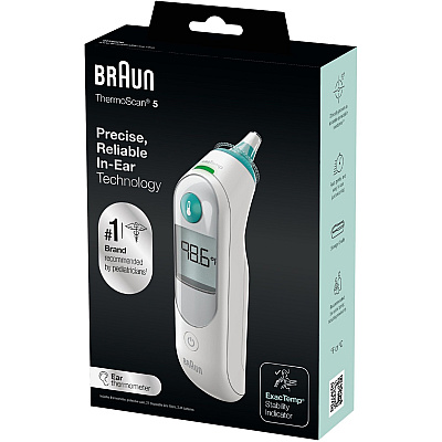 Braun Honeywell ThermoScan 5 Ear Thermometer (HWLIRT6500US)
