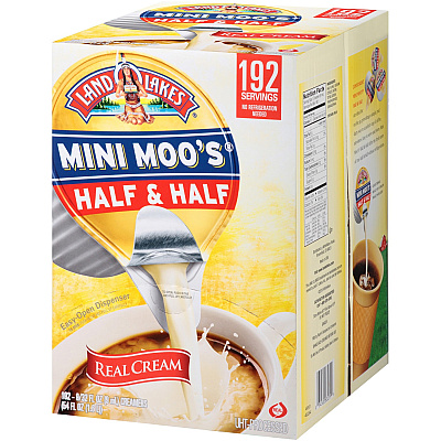 International Delight Land O Lakes Mini Moo's Half & Half Cream Singles (ITD100718)