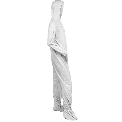 Kleenguard A40 Coveralls - Zipper Front, Elastic Wrists, Ankles, Hood & Boots (KCC44335)