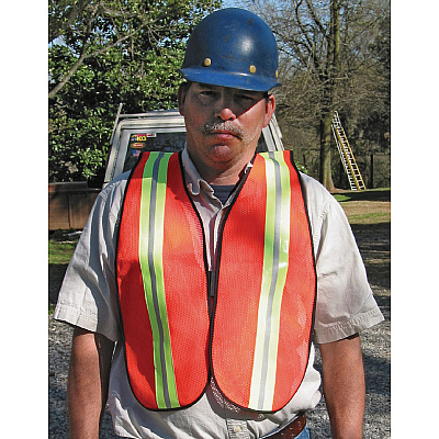 Crews Reflective Fluorescent Safety Vest (MCSCRWV201R)
