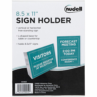 NuDell NuDell One-piece Sign Holder (NUD35485Z)