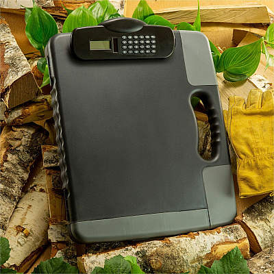 Officemate Portable Storage Clipboard with Calculator (OIC83302)