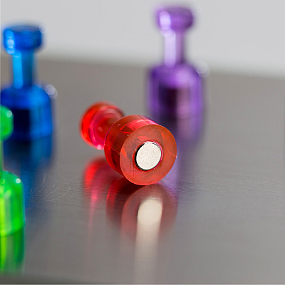 Officemate Push Pin Magnets (OIC92515)