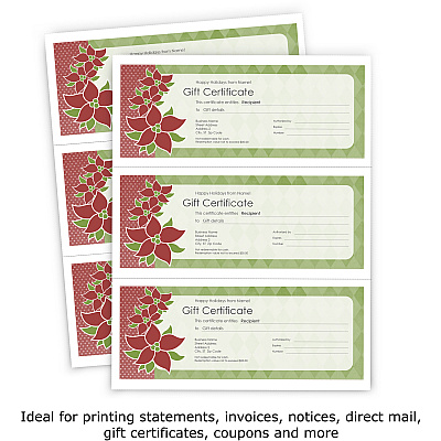 PrintWorks Professional Pre-Perforated Paper for Invoices, Statements, Gift Certificates & More (PRB04120)