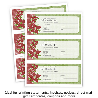 PrintWorks Professional Pre-Perforated Paper for Invoices, Statements, Gift Certificates & More (PRB04122)