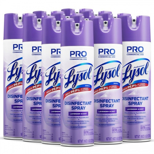 Professional LYSOL Lavender Disinfectant Spray (89097)