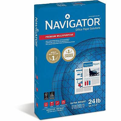 Navigator Platinum Superior Productivity Multipurpose Paper - Silky Touch - Bright White (SNANMP1724)