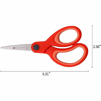 Sparco 5" Kids Pointed End Scissors (SPR39044)