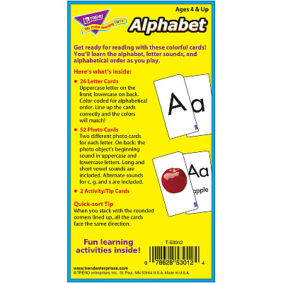 TREND Alphabet Flash Cards (TEP53012)