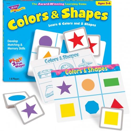 TREND Colors/Shapes Match Me Learning Game (58103)