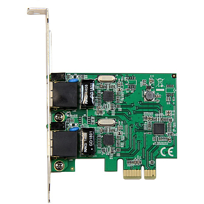 StarTech Dual Port Gigabit Pci Express Server Network Adapter Card - Pcie Gigabit Nic - 1 Gbps Dual Port Server Adapter - 2 Port Ethernet Card - Dual Nic (ST1000SPEXD4)