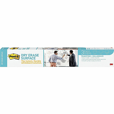 Post-it Self-Stick Dry-Erase Film Surface (MMMDEF3X2)