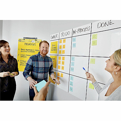Post-it Self-Stick Dry-Erase Film Surface (MMMDEF4X3)