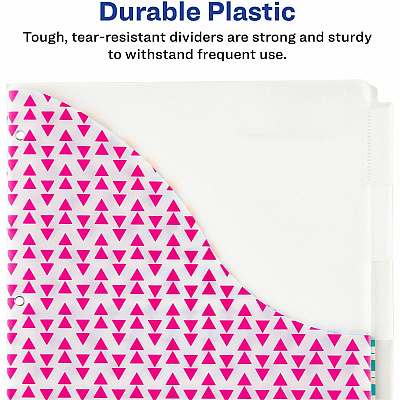 Avery Big Tab Insertable Plastic Pocket Dividers (07708)
