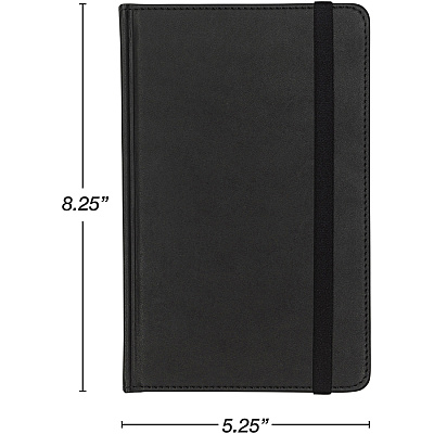 Samsill Classic Journal - 5.25 Inch x 8.25 Inch - Black (SAM22300)