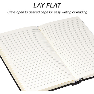 Samsill Classic Journal - 5.25 Inch x 8.25 Inch - Black (SAM22300)