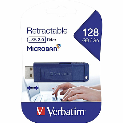 Verbatim 128GB USB Flash Drive - Blue (98659)